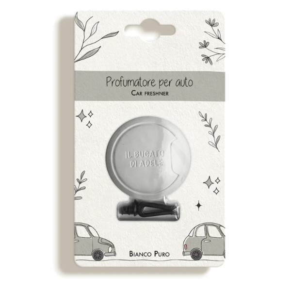 Bianco Puro - Auto Luchtverfrisser Il Bucato Di Adele