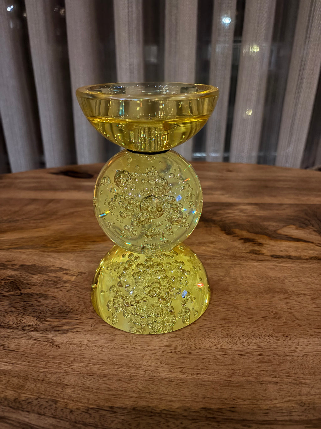 Gele bol kandelaar maat s light&living