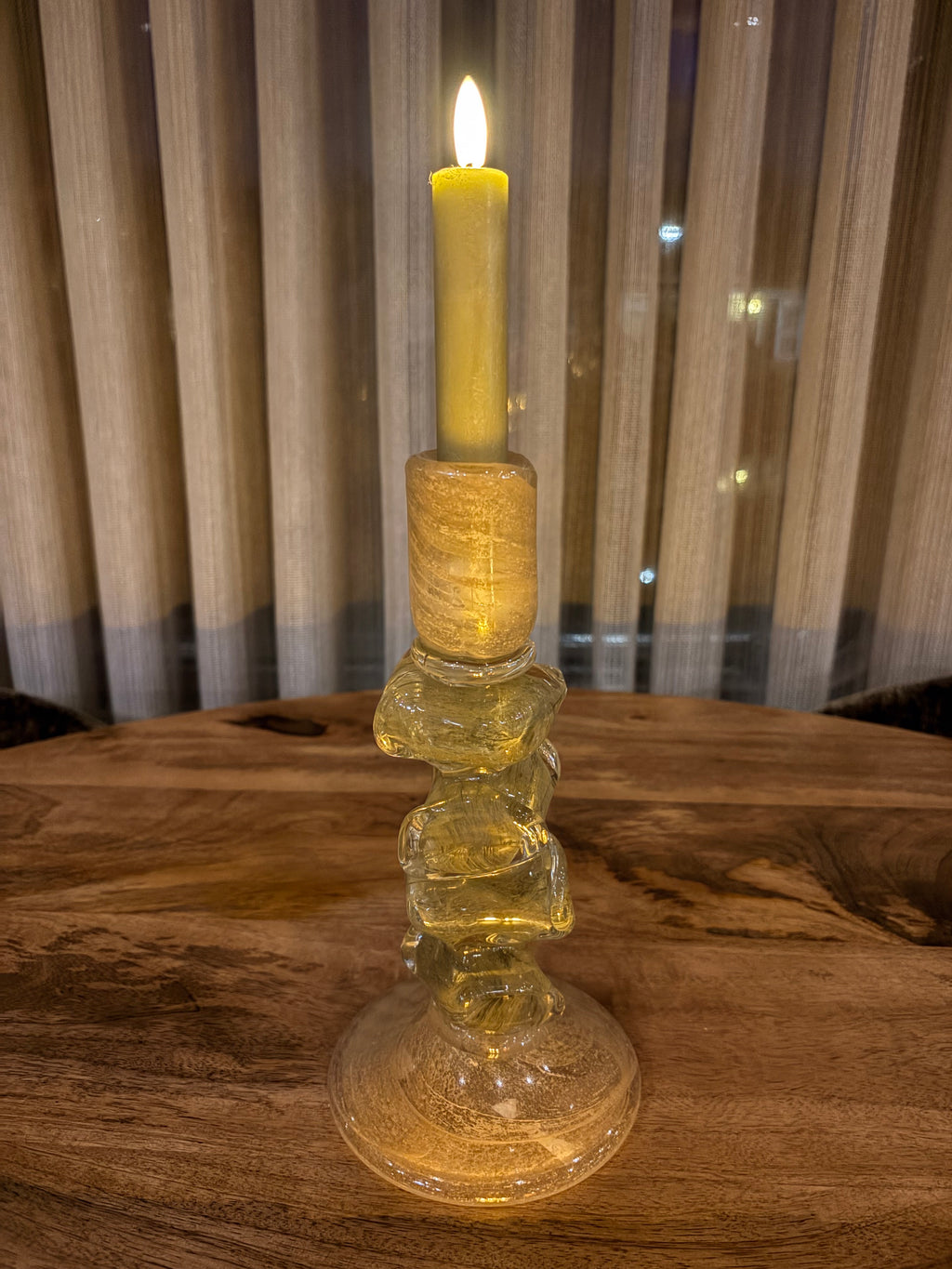 Kandelaar groen / bruin light&living