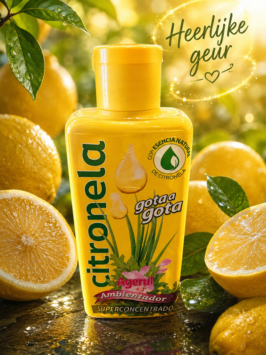 GOTA A GOTA CITROEN /CITRONELA geurdruppels