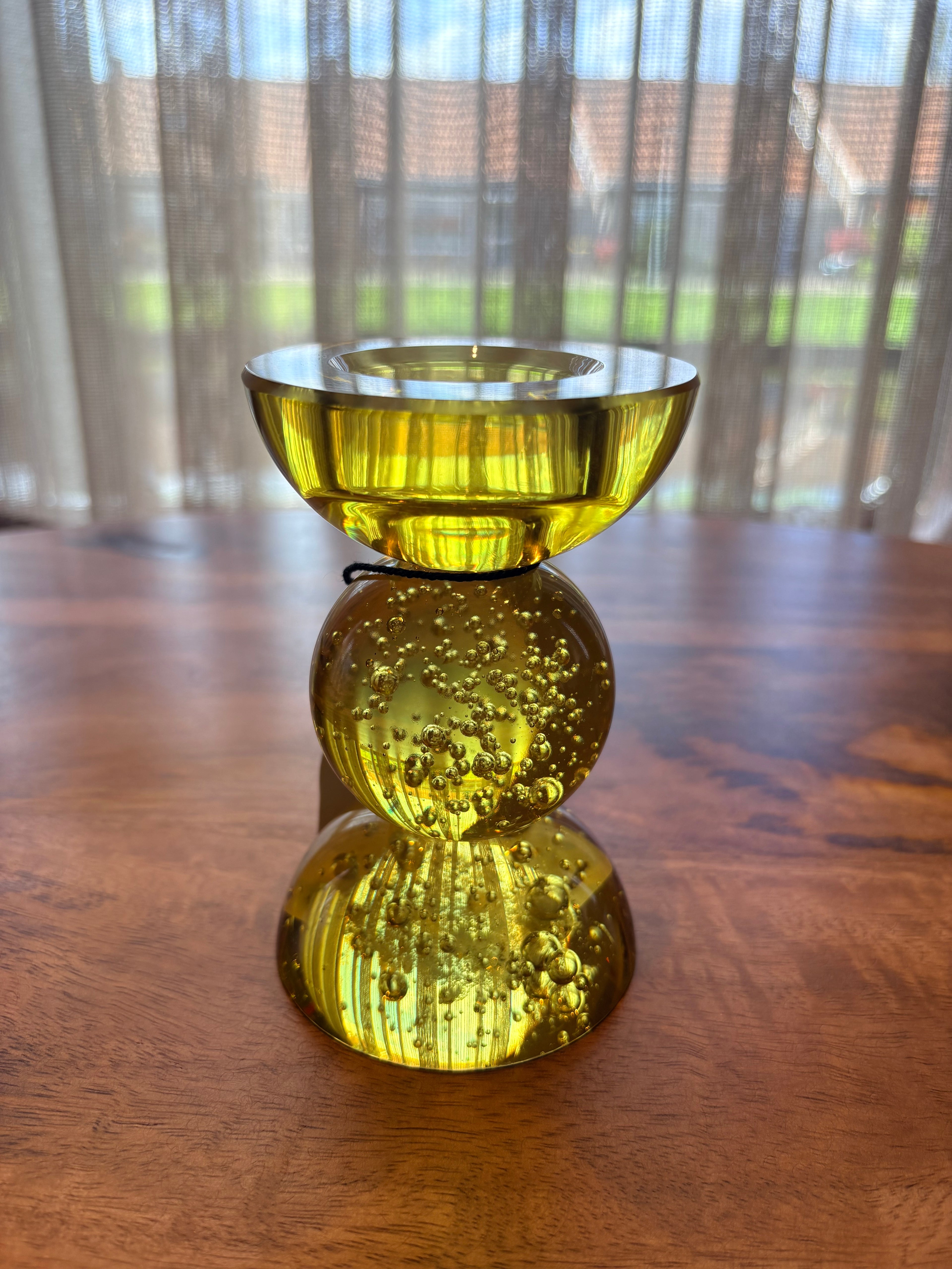 Gele bol kandelaar maat s light&living