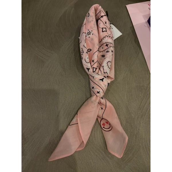 Flora Bandana sjaaltje licht roze