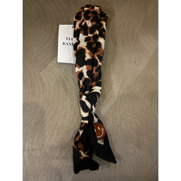 Flora Bandana sjaaltje panter print