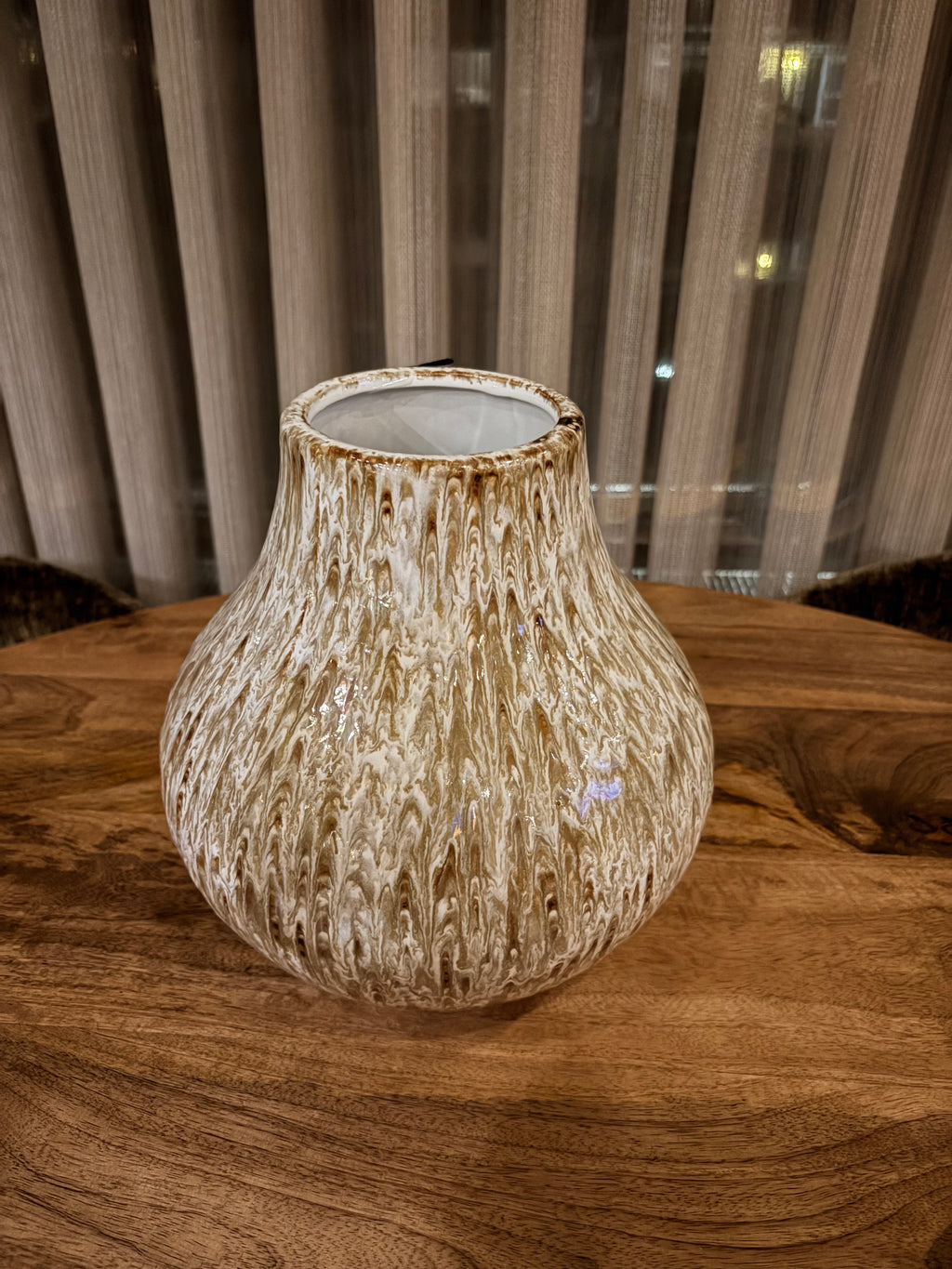 Bolvaas bruin/wit colmore