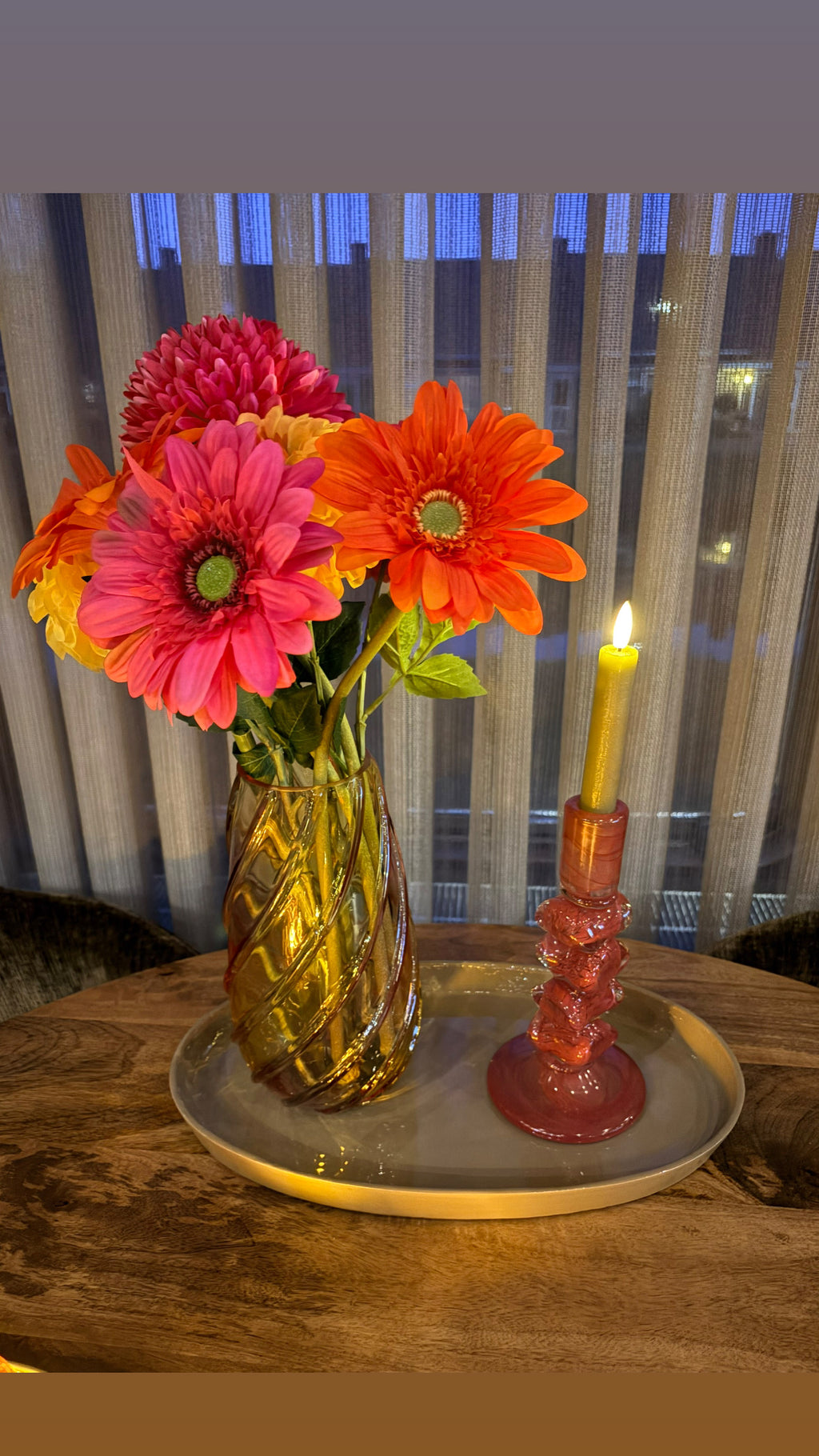 Kandelaar roze light&living