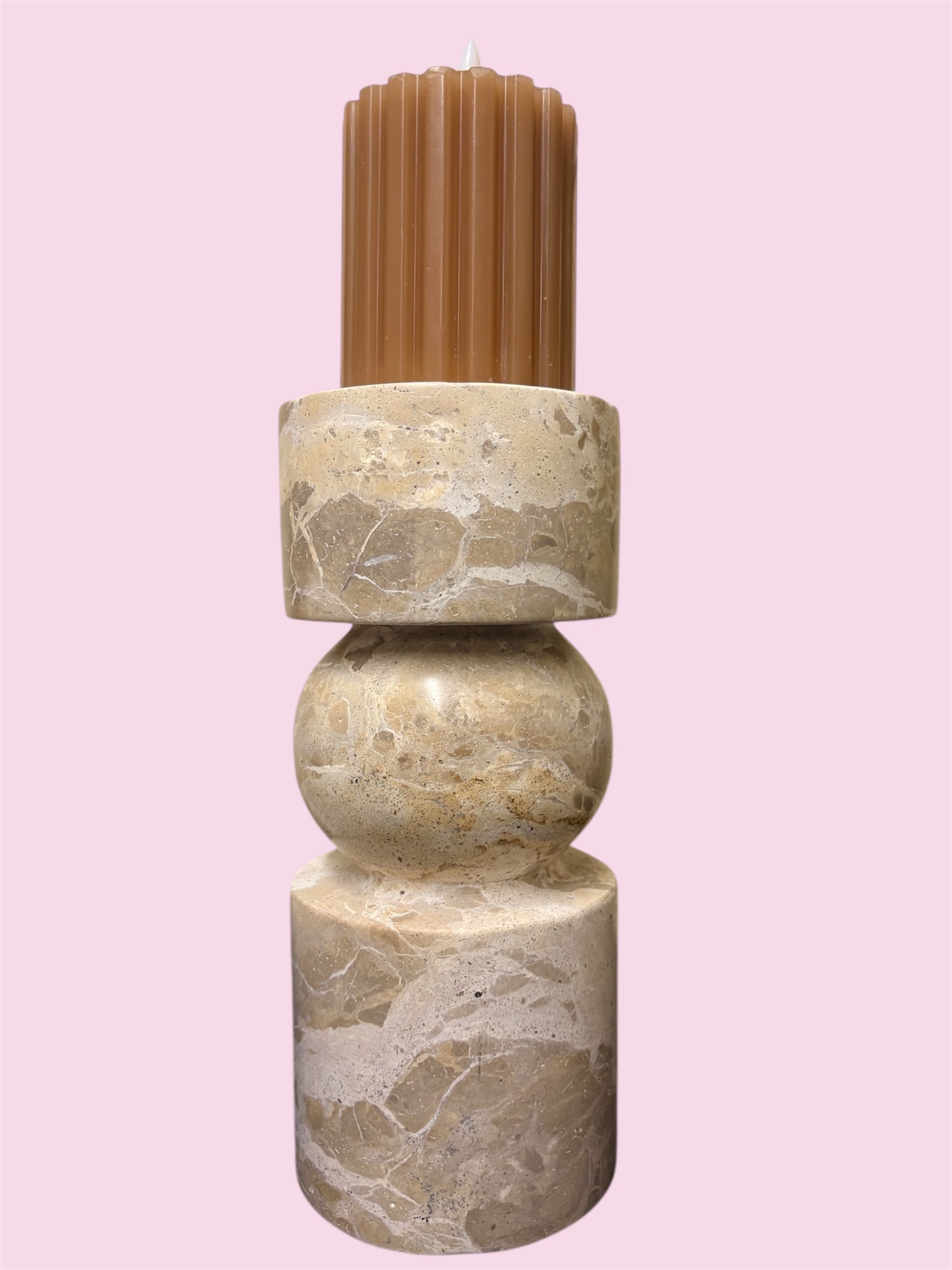 Marmeren kandelaar