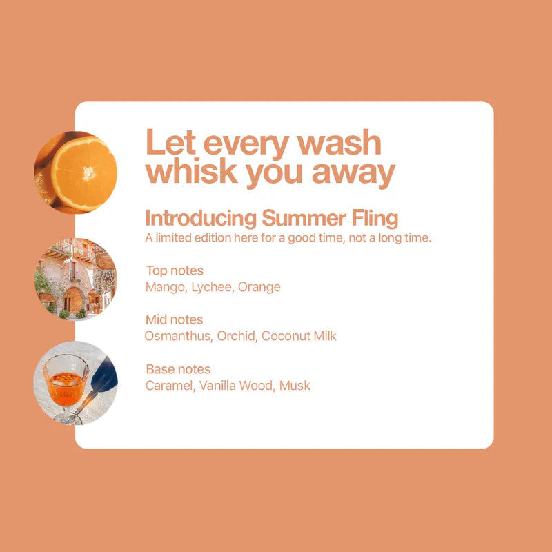 Summer Fling Wasmiddel & Wasverzachter