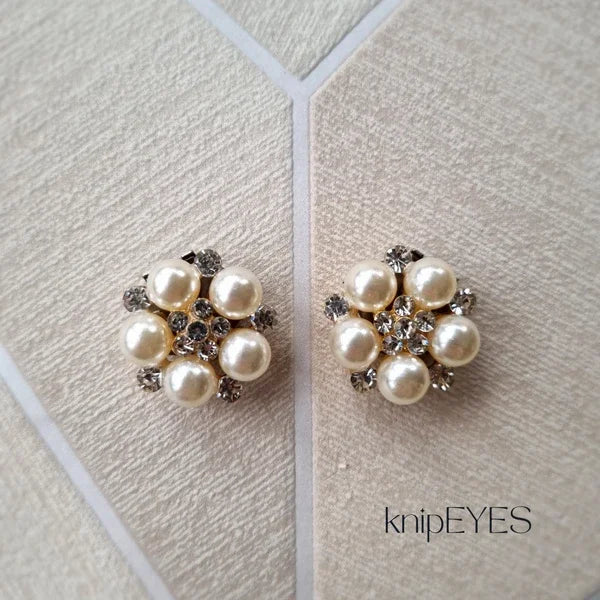 Stylingclips - Pearl Flower ♡ (per paar)