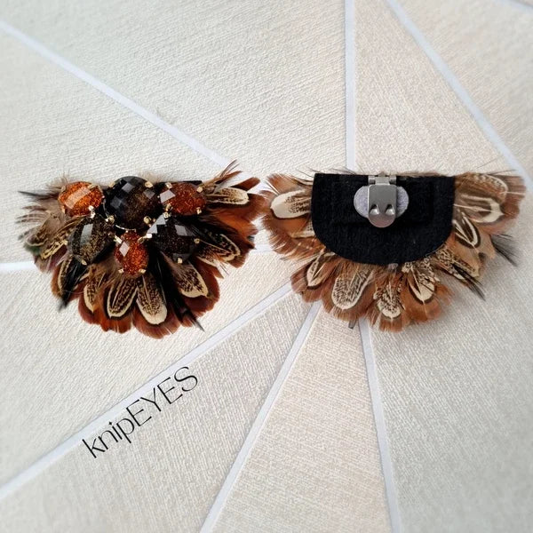 Stylingclips - Feathers ♡ (per paar)