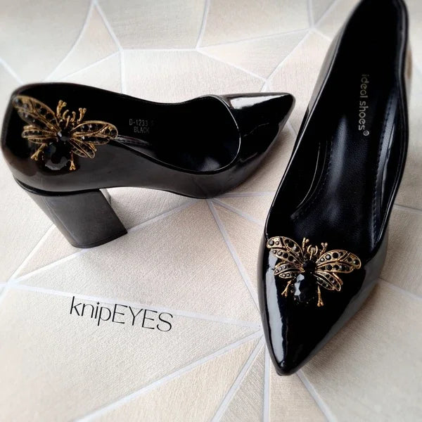 Shoeclip - Beetle Black ♡ (per paar)