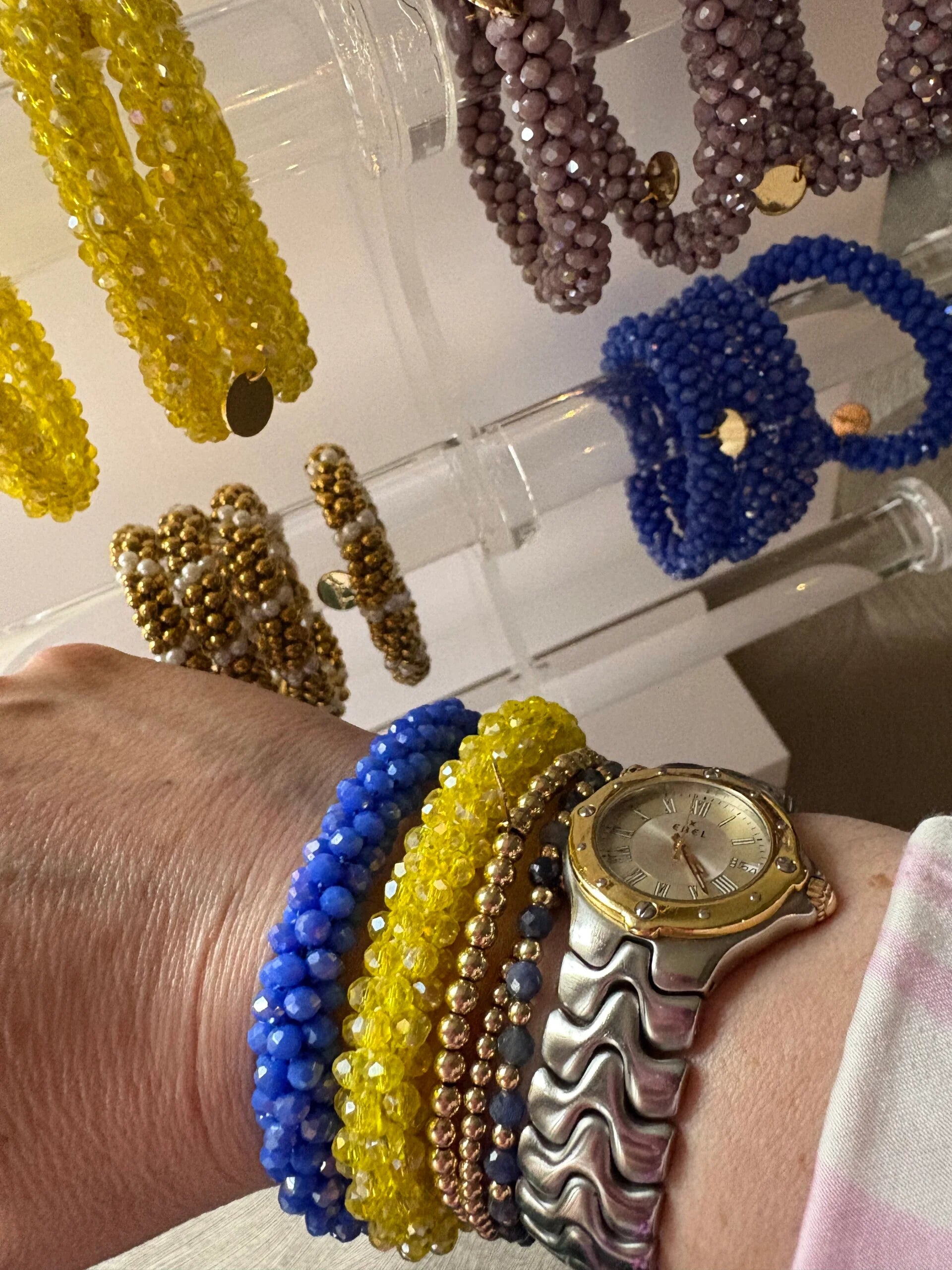 Stiekie kobalt blauw