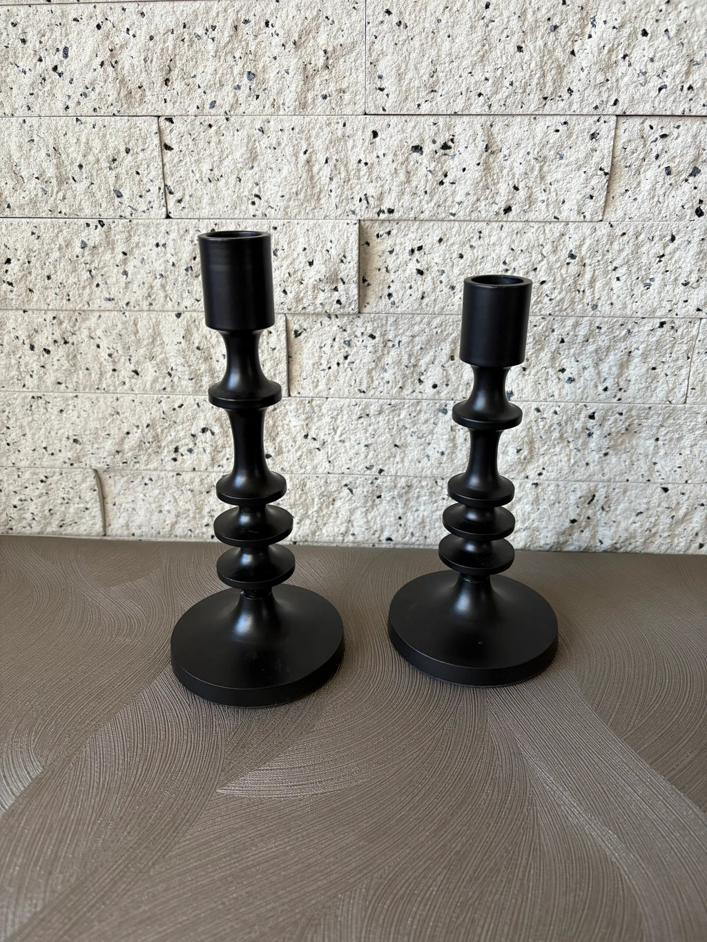 Kandelaar zwart