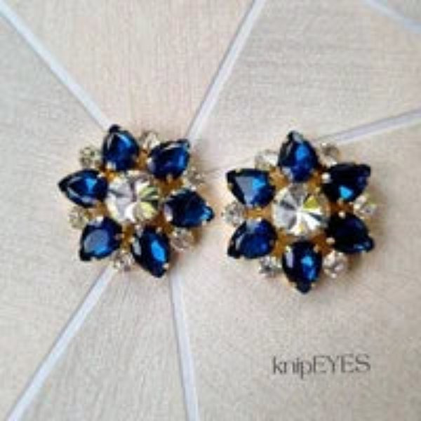 Stylingclips - Flower Blue ♡ (per 2)
