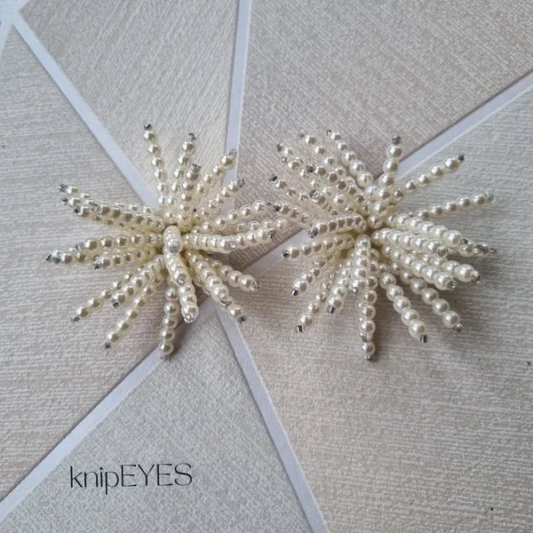 Stylingclips - Pearl Flower (moving)♡ (per 2)