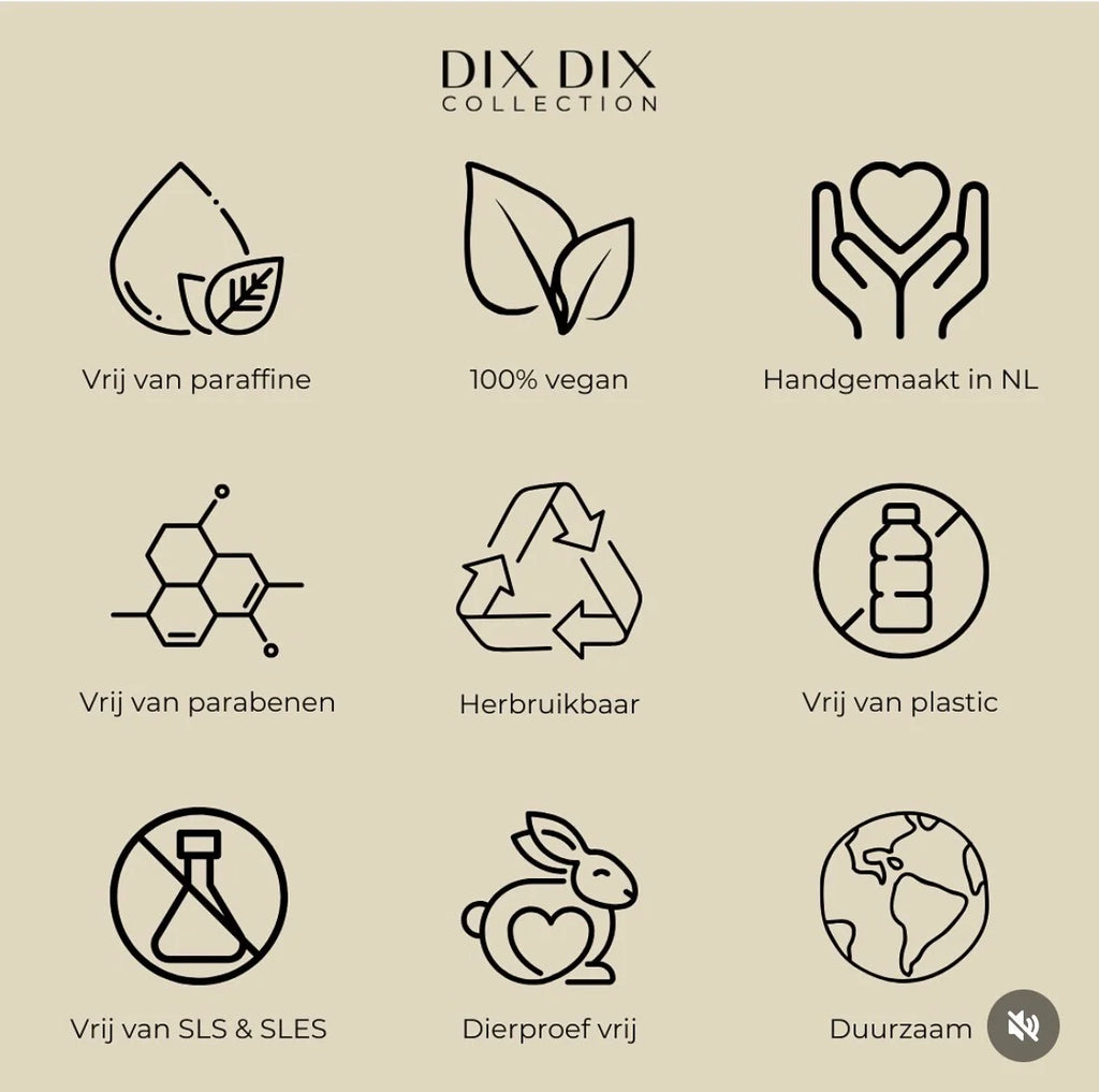 Dix Dix geurkaarsen , div geuren