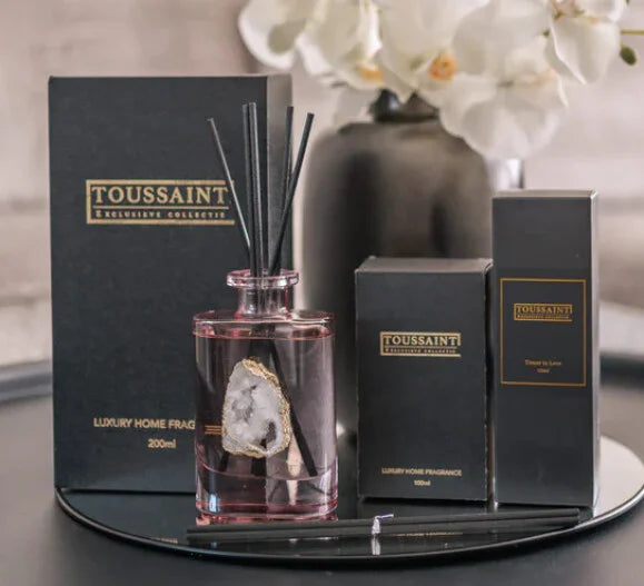 Geurstokjes berg kristal Toussaint