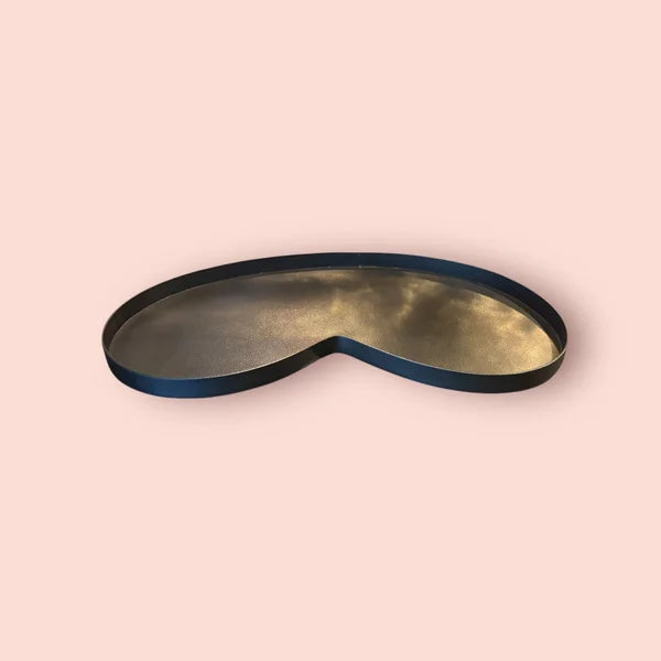 Dienblad zwart Vase The World